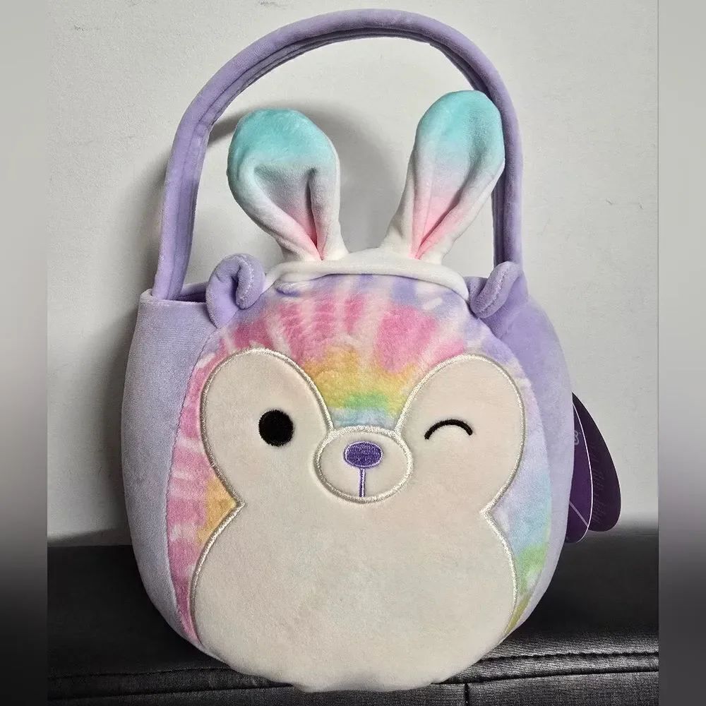 New Squishmallows new release 2025 Hedgehog Babette Peeps Tie Dye Easter Basket